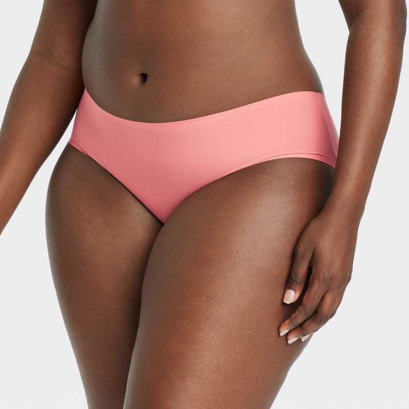slide 4 of 5, Women's 6pk Bonded Microfiber Hipster Underwear - Auden™ Assorted Color M: Mid Rise, Cotton Gusset, Lightweight Fabric, 6 ct