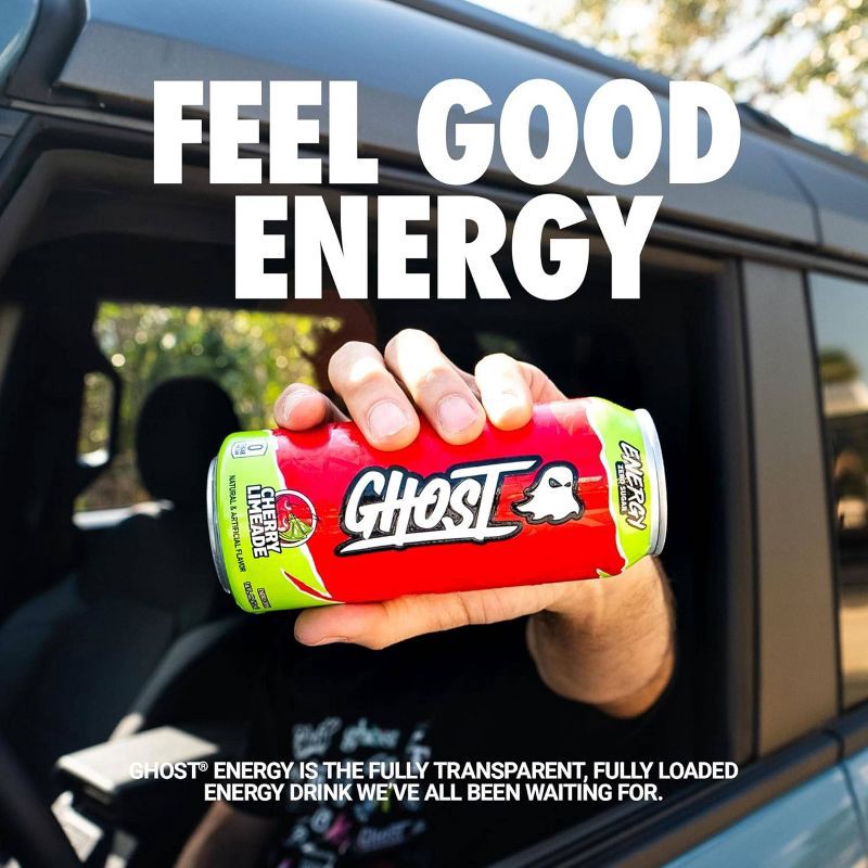 slide 2 of 10, GHOST Energy Drink Ghost Energy Cherry Limeade Energy Drink - 16 fl oz Can, 16 fl oz