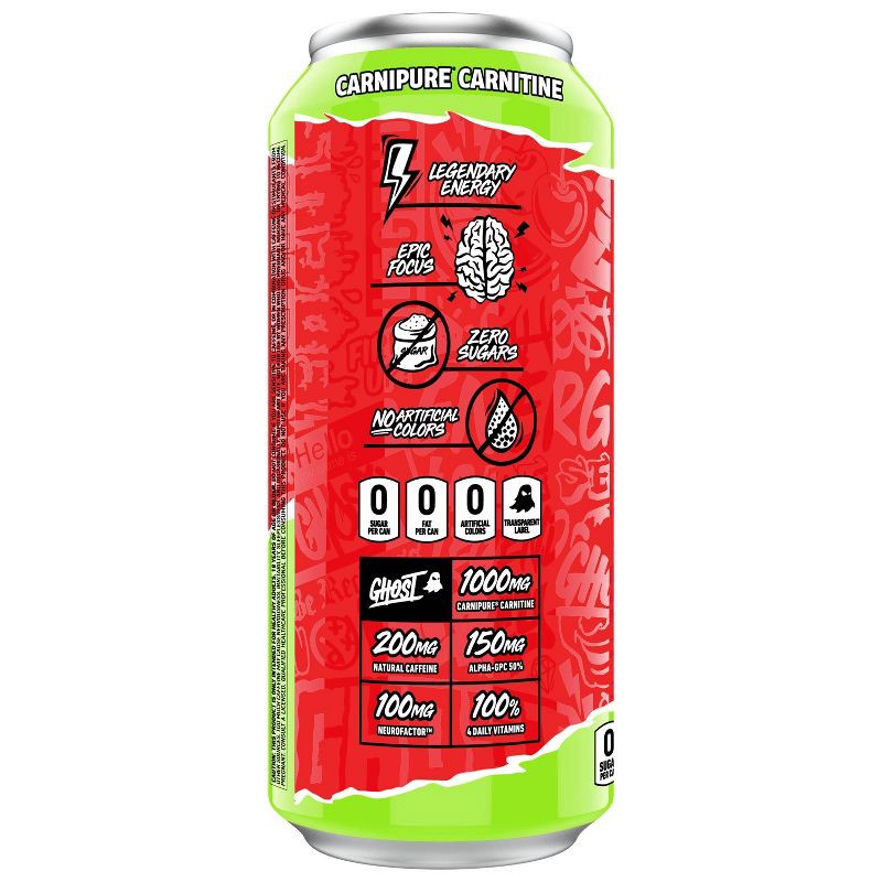 slide 7 of 10, GHOST Energy Drink Ghost Energy Cherry Limeade Energy Drink - 16 fl oz Can, 16 fl oz