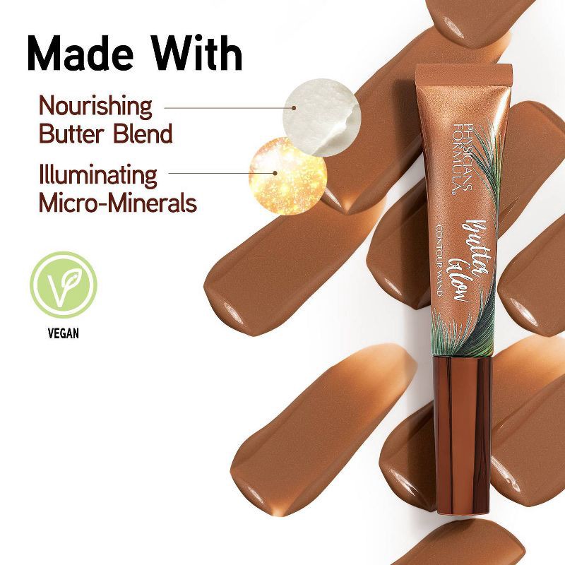 slide 10 of 11, Physicians Formula Butter Glow Contour Wand Formula Bronzer - Medium/Deep - 0.4 fl oz, 0.4 fl oz