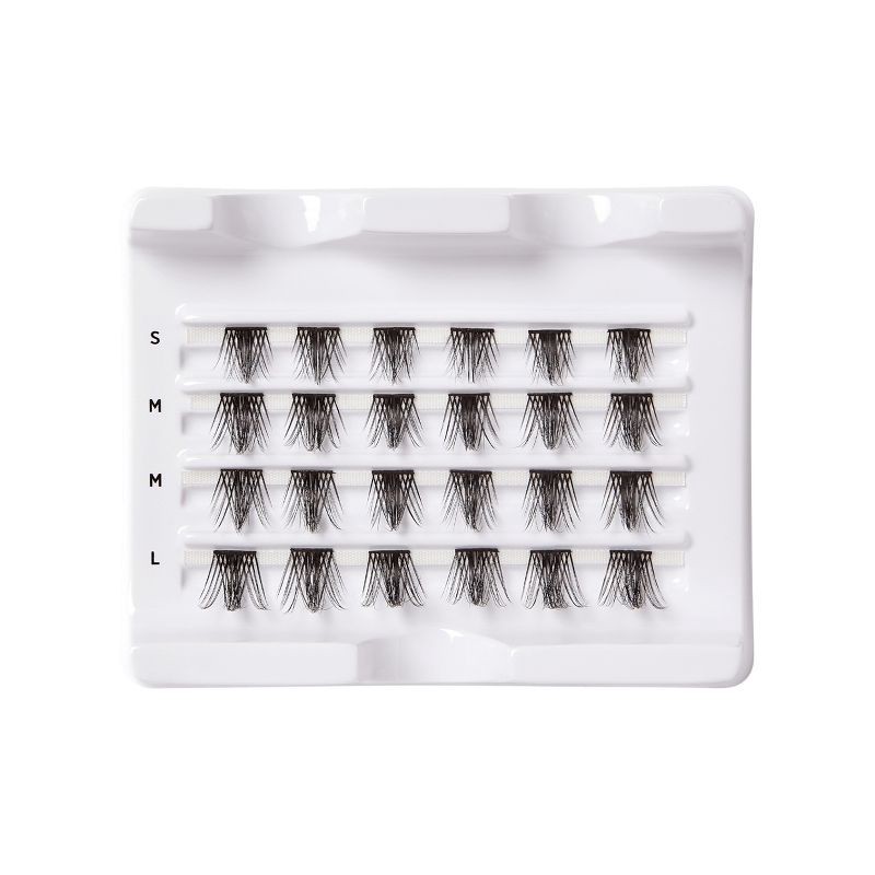 slide 2 of 8, KISS Products Falscara Multi Wisps False Eyelashes - Pointed - 24ct, 24 ct