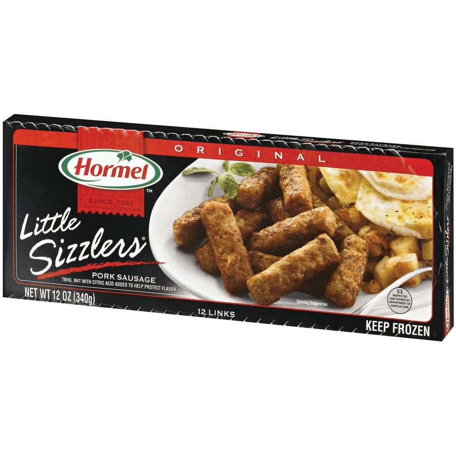 slide 3 of 3, Hormel Little Sizzlers Pork Sausages, 12 oz