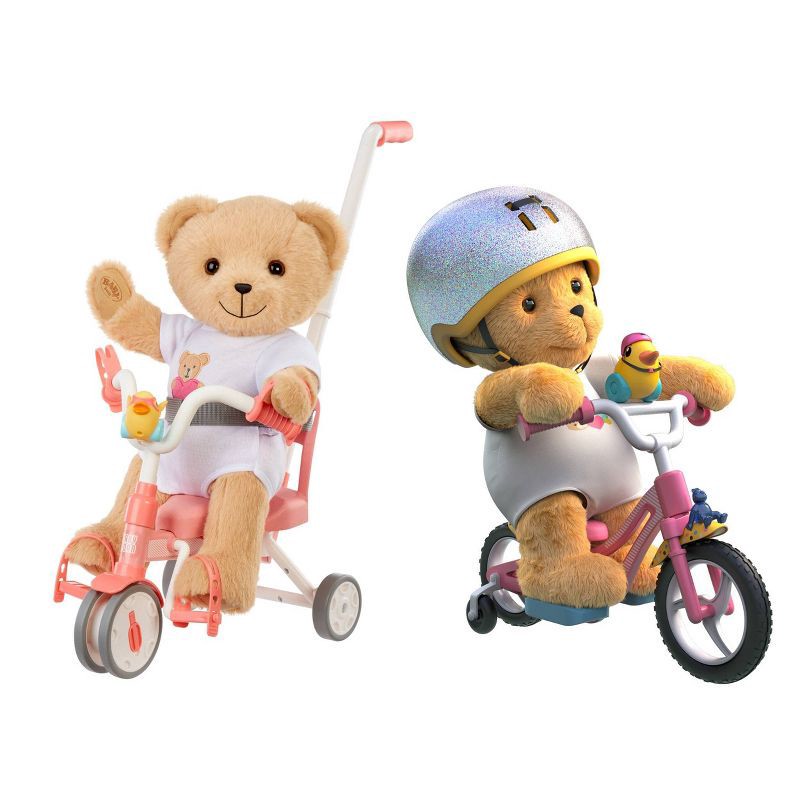 slide 6 of 6, BABY Born Baby Doll Tricycle with Push Handle and Rolling Wheels for Indoor / Outdoor, Fits Dolls up to 17" for Kids Ages 3 and Up, 1 ct