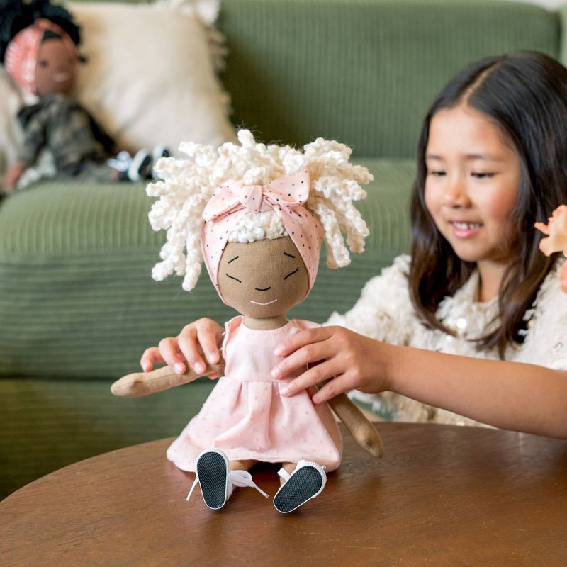 slide 6 of 8, HarperIman 14" Plush Doll - Callie: Curly Hair, Social Skills Focus, Fashion and Beauty Theme, 1 ct