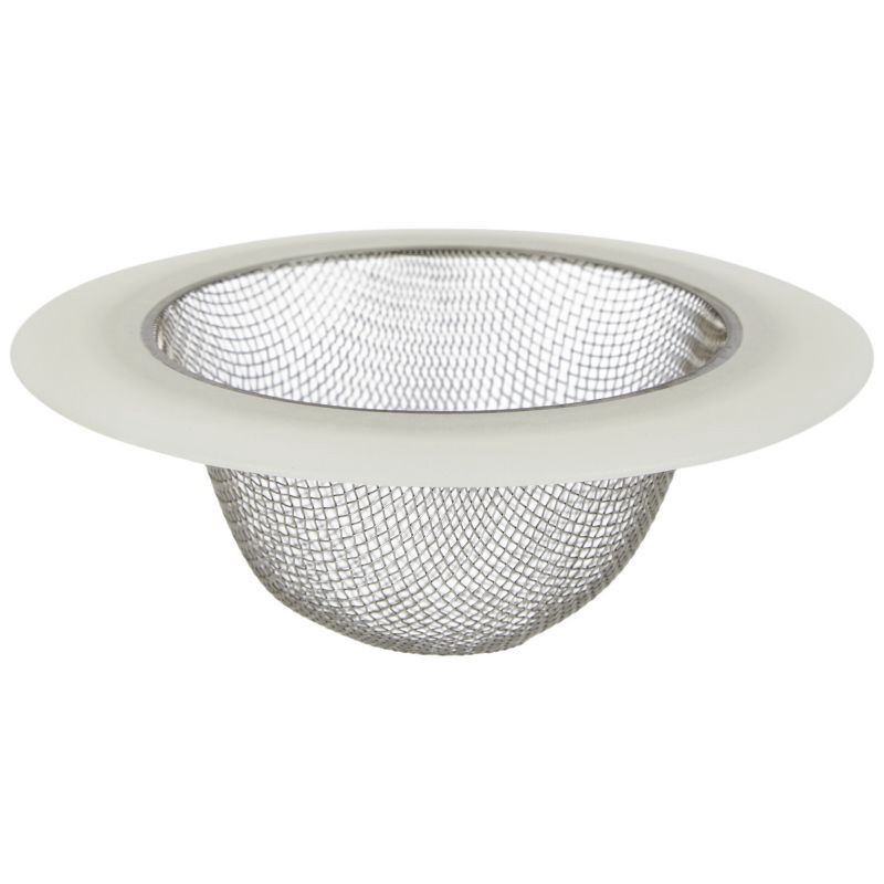 slide 2 of 4, GoodCook Ready Mesh Stainless Steel Sink Strainer: Kitchen Drain Catcher, Dishwasher-Safe, Silver, 4.5", 1 ct