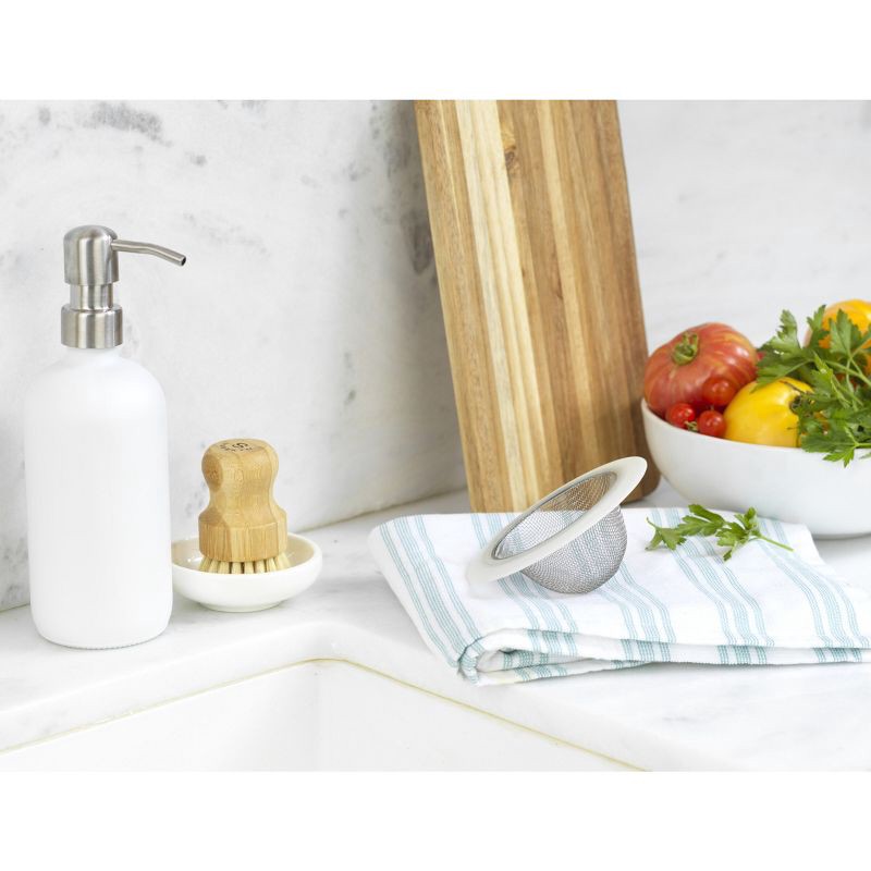 slide 4 of 4, GoodCook Ready Mesh Stainless Steel Sink Strainer: Kitchen Drain Catcher, Dishwasher-Safe, Silver, 4.5", 1 ct