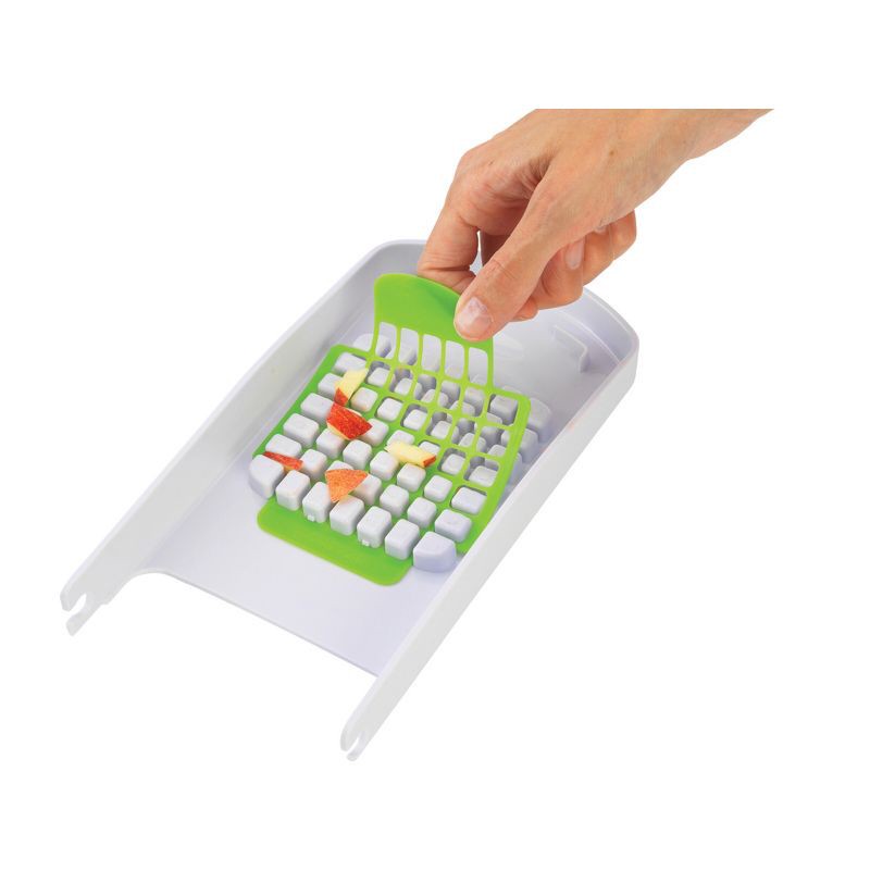 slide 5 of 5, GoodCook Ready Vegetable Dicer: Manual Food Chopper, Onion & Vegetable Dicer, Stainless Steel Blade, Hand Wash, Green, 1 ct