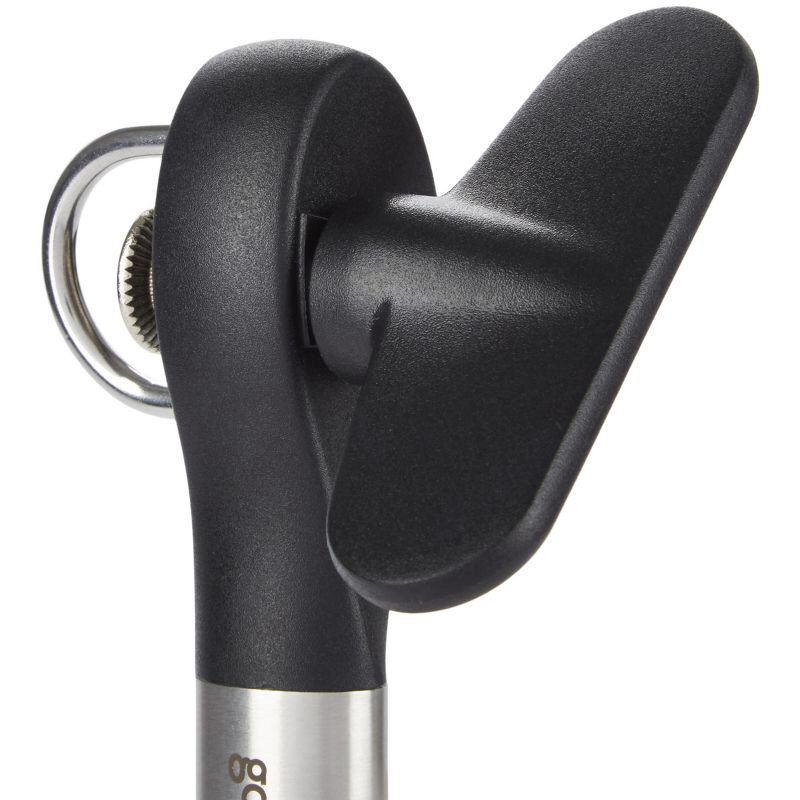 slide 5 of 5, GoodCook Ready Safety Can Opener: Manual Stainless Steel & Plastic, Black, Freestanding, 7.12" Length, 2.95" Height, 1 ct