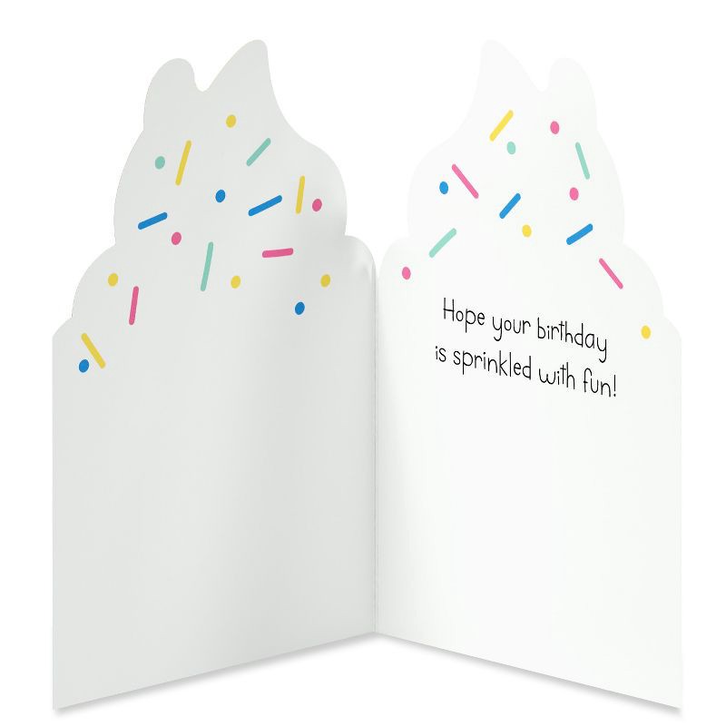 slide 2 of 3, American Greetings Kids' 'sprinkled with Fun' Birthday Card, 1 ct
