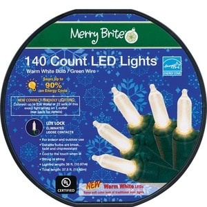 slide 1 of 1, Merry Brite 140 Count LED Lights, 1 ct
