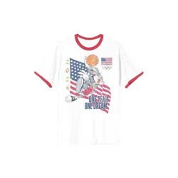 Men's Looney Tunes Team USA Short Sleeve Graphic T-Shirt - White M