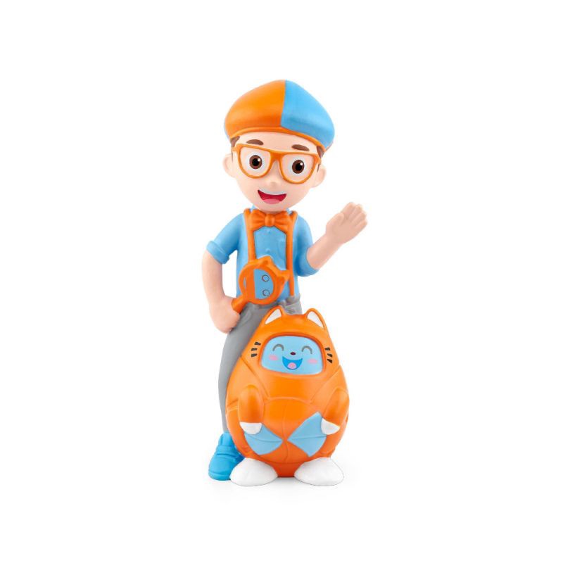 slide 2 of 7, tonies Blippi Tonie Figurine: Speaks Phrases & Digital Music Player, Promotes Creative Thinking & Language Skills, 1 ct