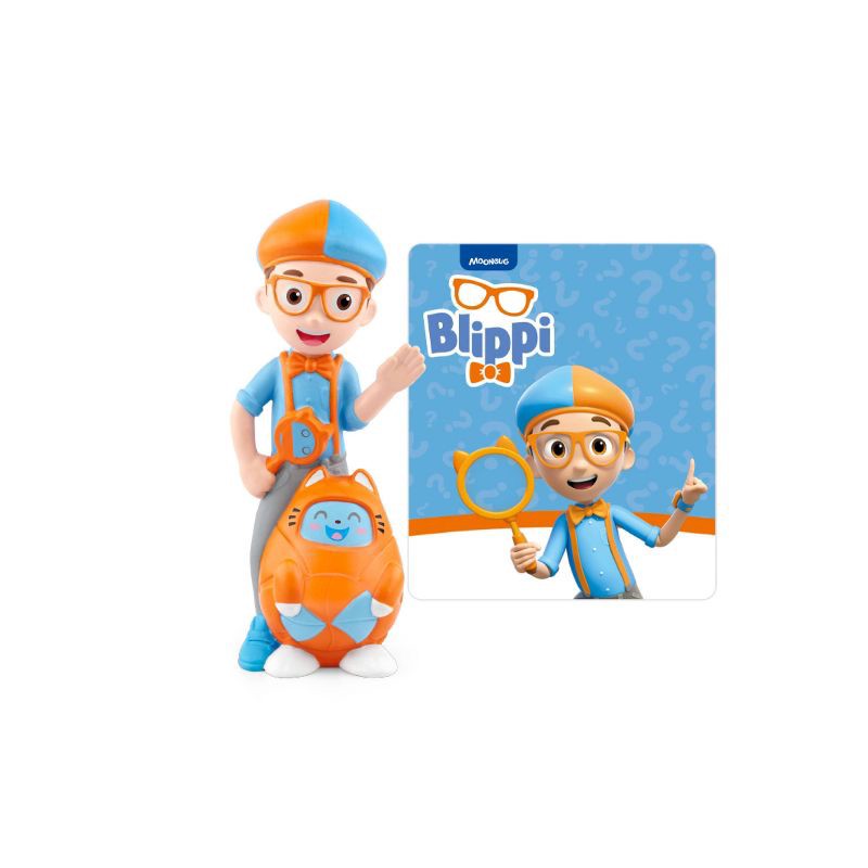 slide 3 of 7, tonies Blippi Tonie Figurine: Speaks Phrases & Digital Music Player, Promotes Creative Thinking & Language Skills, 1 ct