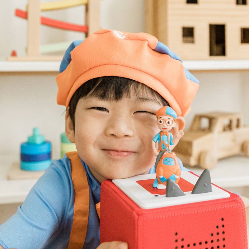 slide 4 of 7, tonies Blippi Tonie Figurine: Speaks Phrases & Digital Music Player, Promotes Creative Thinking & Language Skills, 1 ct