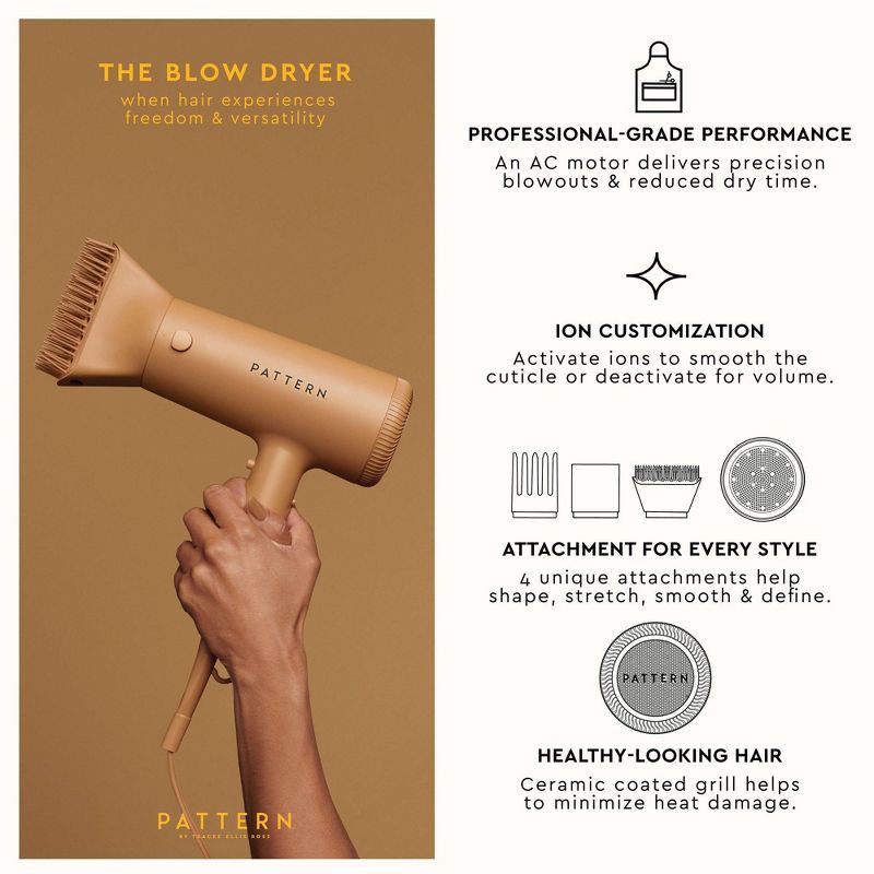 slide 6 of 9, PATTERN The Blow Hair Dryer + 4 Attachments - Ulta Beauty, 1 ct