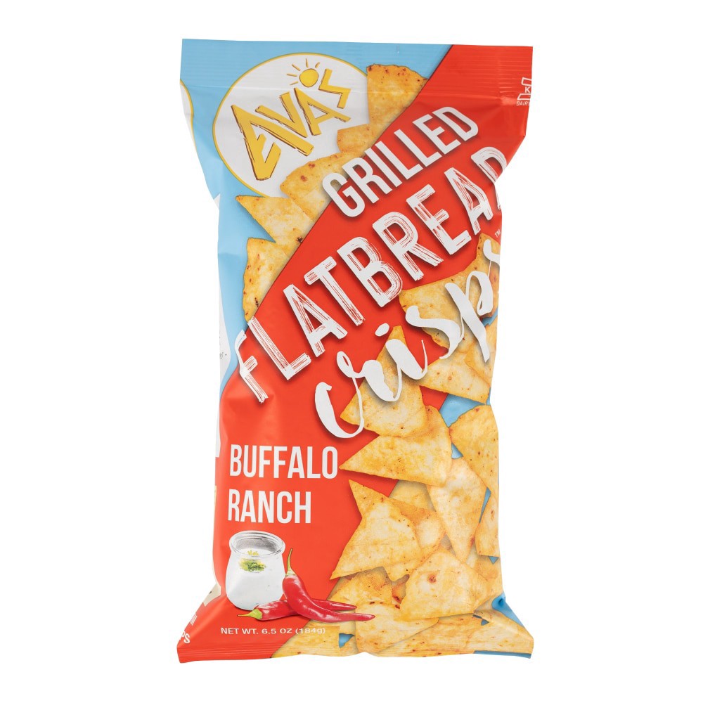 slide 1 of 1, Ava's Buffalo Ranch Grilled Flatbread Crisps, 6.5 oz