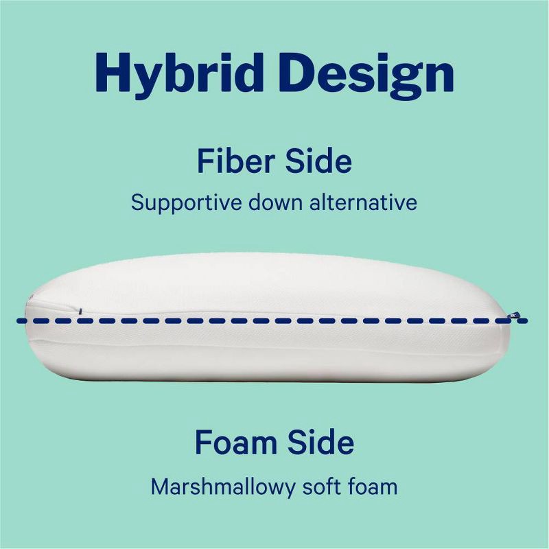 slide 4 of 9, Casper Sleep The Casper Medium Essential Cooling Hybrid Pillow - Standard, 1 ct