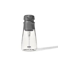 OXO 10oz Soap Dispenser Gray: Kitchen & Bathroom Hand Dish Soap Pump, Plastic, 6.63" Height, 2.88" Width