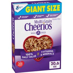 Multigrain Cheerios Giant Size Cereal - 20.6oz