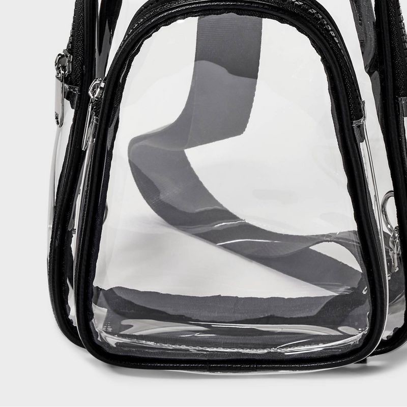 slide 5 of 6, Flap Sling Crossbody Bag - Wild Fable™ Clear: Lightweight TPU Handbag with Adjustable Strap, Zip Closure, 26" Max Length, 1 ct