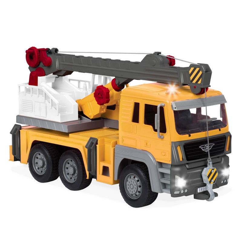 slide 3 of 5, DRIVEN by Battat Standard Series Toy Crane Truck: Plastic Construction Vehicle for Kids, 1 ct