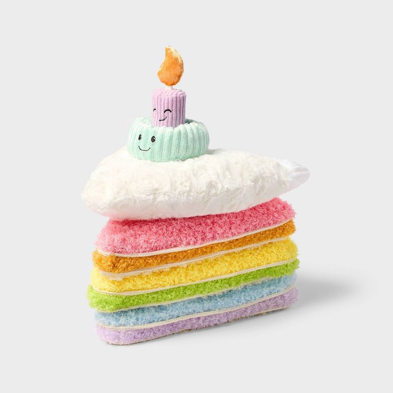 slide 1 of 5, 13" Stackable Layer Cake Stuffed Animal - Gigglescape™: Polyester, Food Theme, 1 Year+, 1 ct