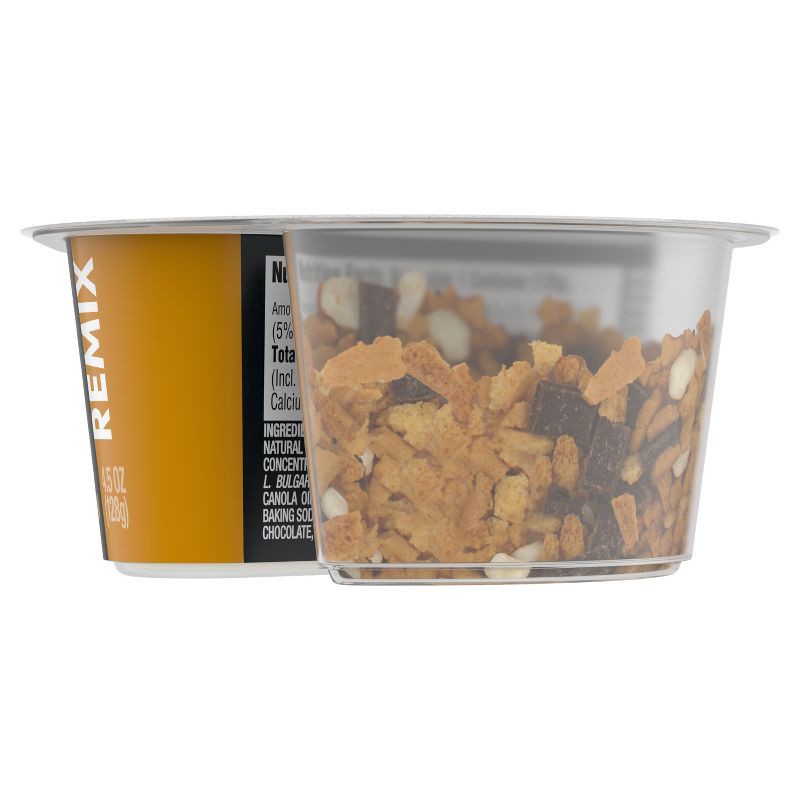 slide 13 of 17, Oikos REMIX Vanilla with Chocolate and Graham Greek Yogurt - 11g Protein 4.5oz, 11 gram, 4.5 oz