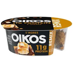 Oikos REMIX Vanilla with Chocolate and Graham Greek Yogurt - 11g Protein 4.5oz