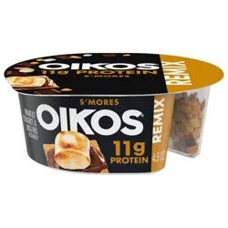 Oikos REMIX Vanilla with Chocolate and Graham Greek Yogurt - 11g Protein 4.5oz