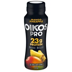 Oikos Pro Mango Pineapple Cultured Dairy Drink - 23g Protein 7 fl oz