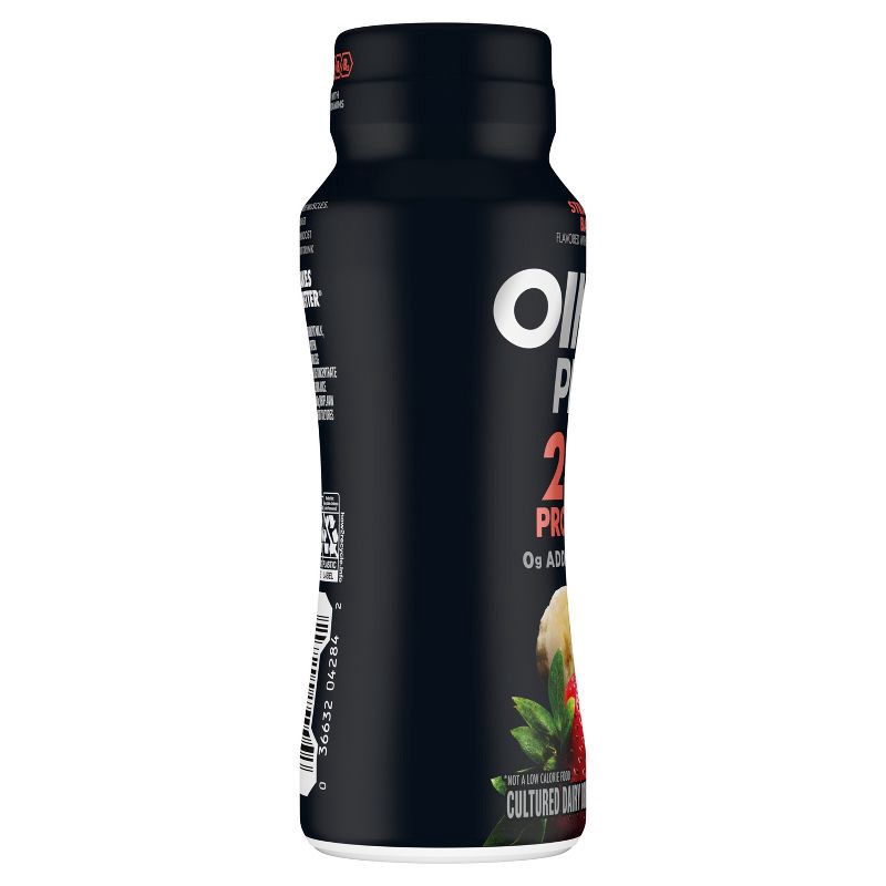 slide 12 of 12, Oikos Pro Fat Free Strawberry Banana Cultured Dairy Drink - 23g Protein 7 fl oz, 23 gram, 7 fl oz