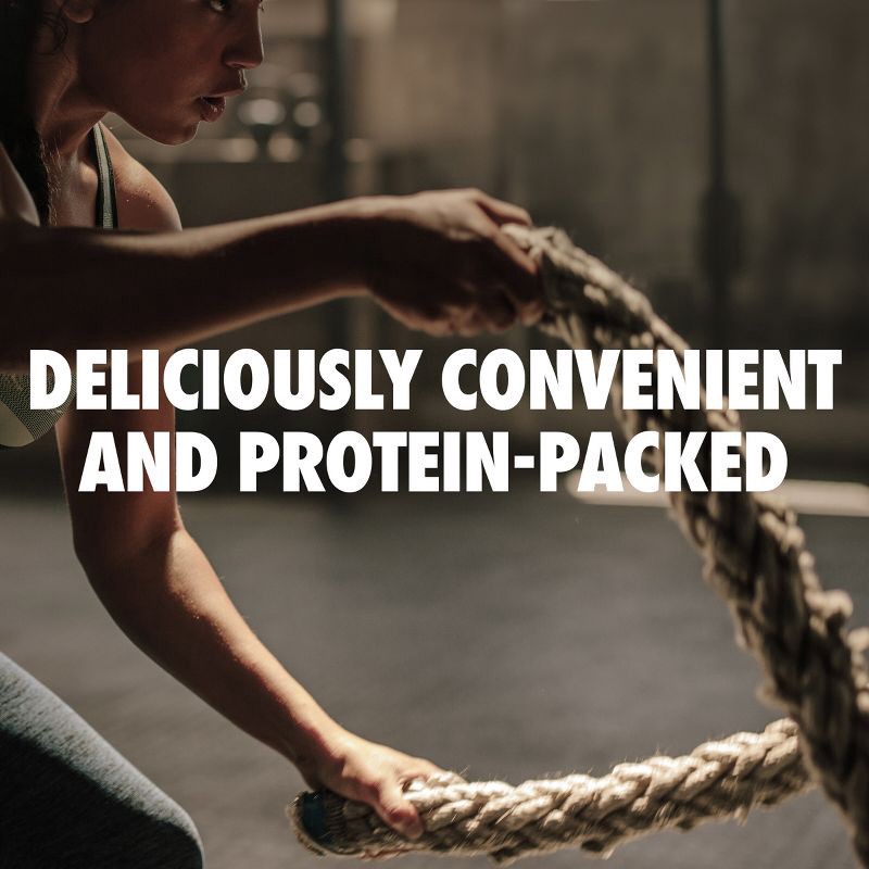 slide 5 of 12, Oikos Pro Fat Free Strawberry Banana Cultured Dairy Drink - 23g Protein 7 fl oz, 23 gram, 7 fl oz