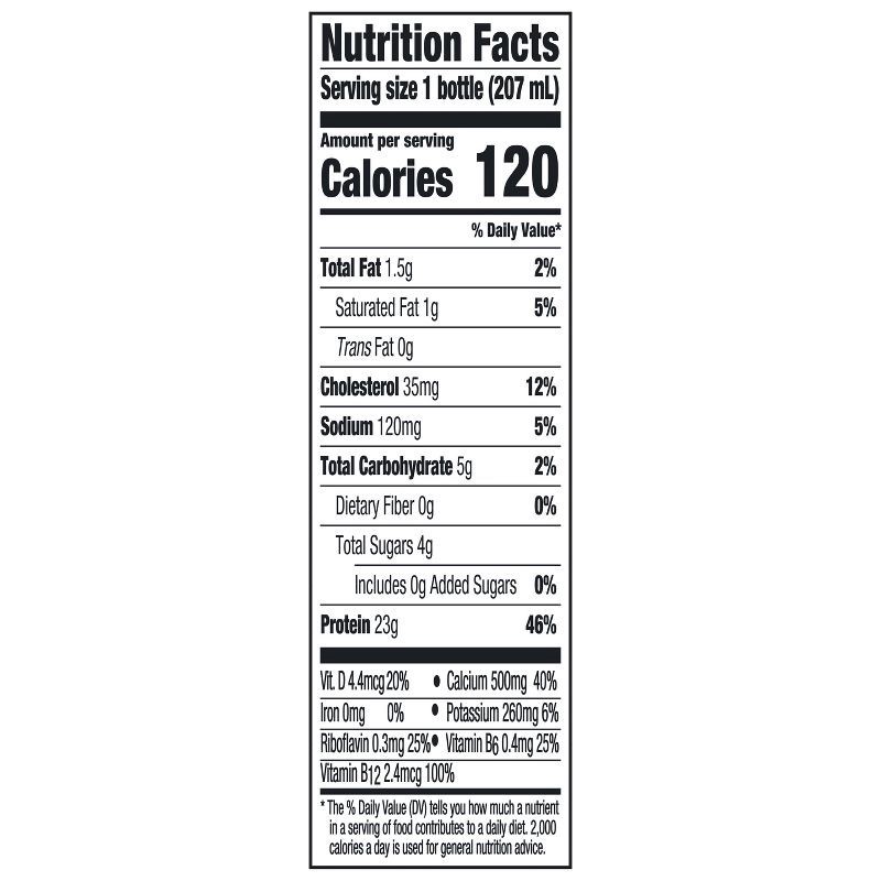 slide 8 of 12, Oikos Pro Fat Free Strawberry Banana Cultured Dairy Drink - 23g Protein 7 fl oz, 23 gram, 7 fl oz