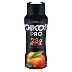 Oikos Pro Peach Cultured Dairy Drink - 23 Protein 7 fl oz
