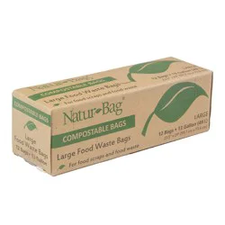 Natur-Bag Food Waste Bags 13 Gallon - 12 ct