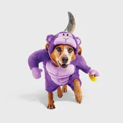 Halloween Gorilla Dog Frontal Costume with Banana Toy - Hyde & EEK! Boutique™ M