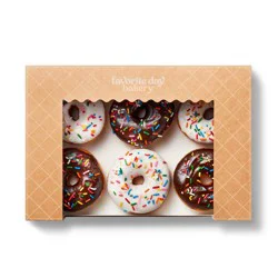 Iced Sprinkle Raised Donuts Variety - 6ct - Favorite Day™