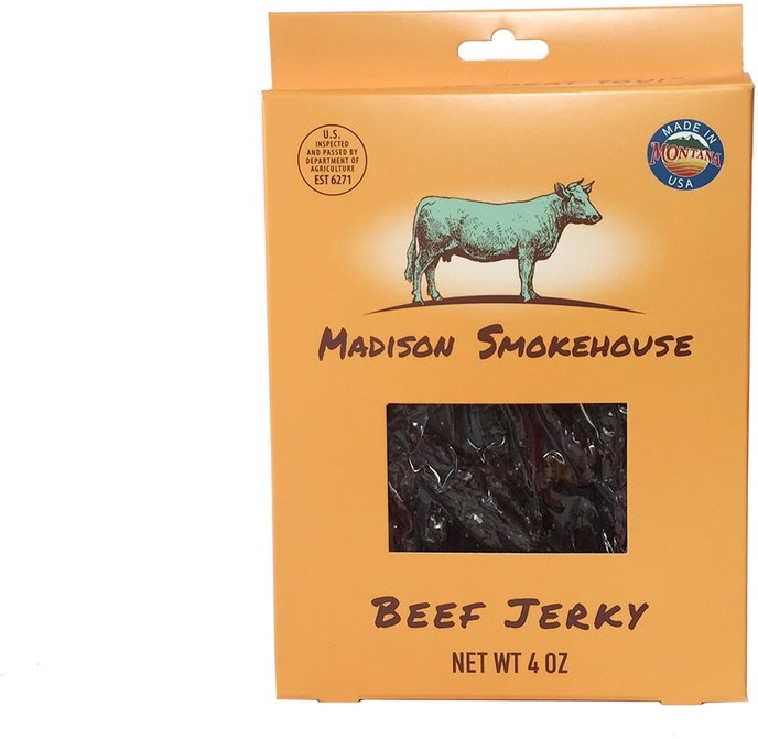 slide 1 of 1, Madison Smokehouse Original Beef Jerky, 4 oz