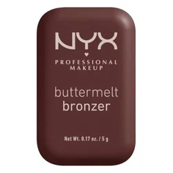 NYX Professional Makeup Buttermelt Bronzer- 08 Butta Than You (Deep Rich Warm Neutral) - 0.17oz: Loose Powder, Light Coverage, Face Application