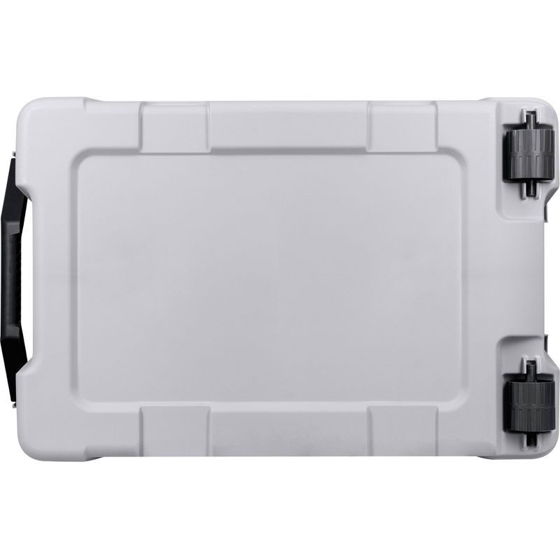 slide 11 of 13, Hefty 28gal Max Tote Wheel: Polypropylene Storage Bin with Lid, Locking Handles & Wheels, Universal Utility Tubs, Gray, 28 gal