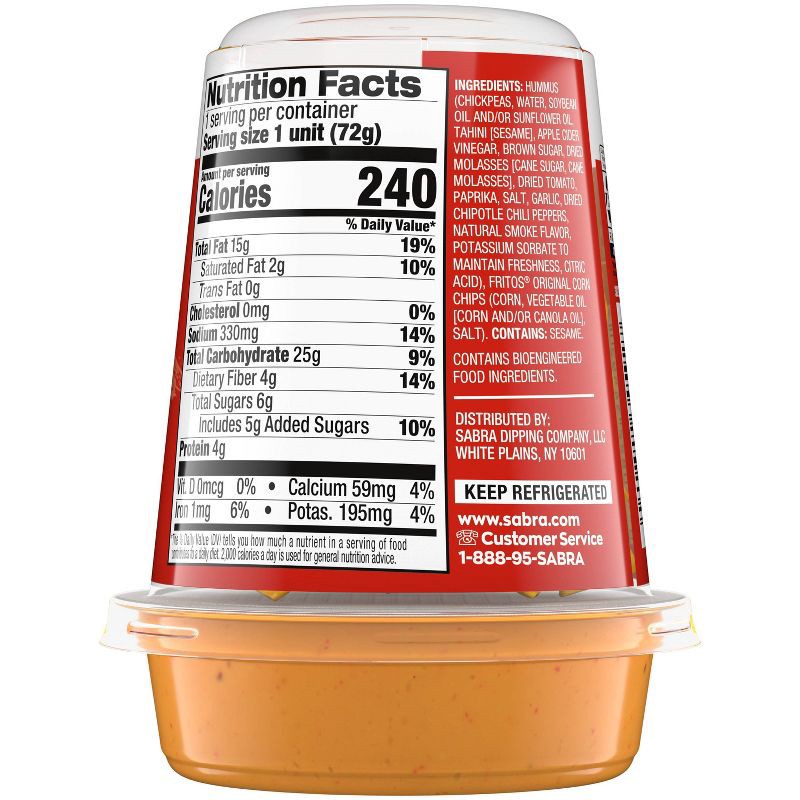 slide 2 of 7, Sabra Bold Snacker BBQ Dip - 2.55oz, 2.55 oz