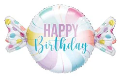 Candy Shape Happy Birthday Shape Balloon