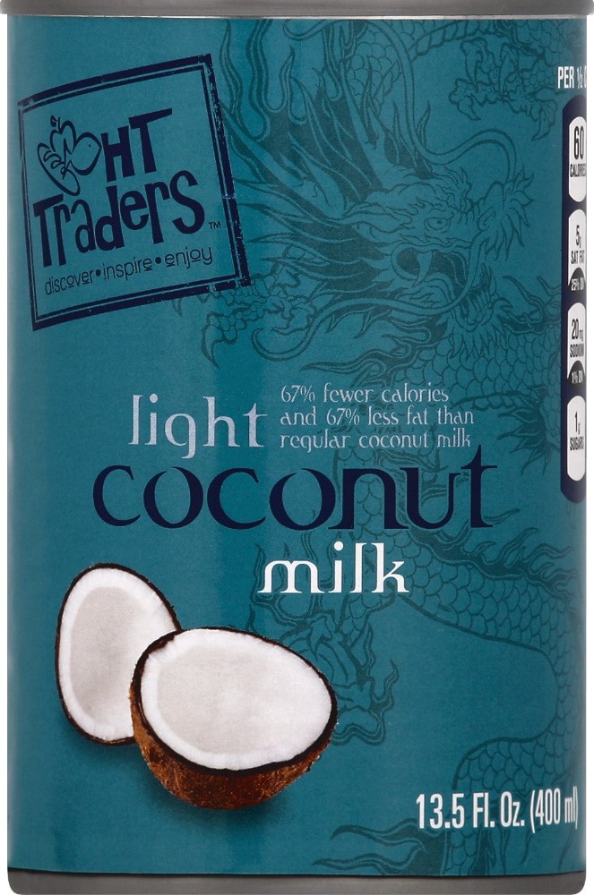 slide 1 of 3, HT Traders™ Light Coconut Milk, 13.5 fl oz