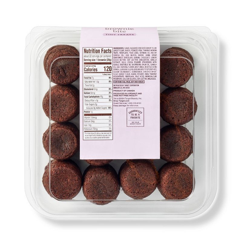 slide 2 of 4, Brownie Bites - 32ct/32oz - Favorite Day™, 32 ct, 32 oz