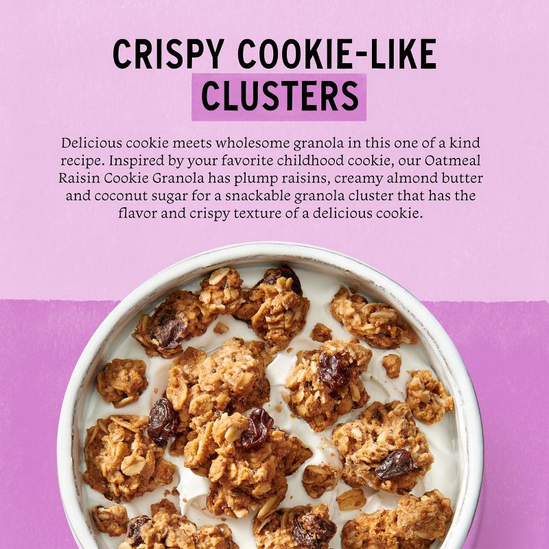slide 4 of 6, purely elizabeth. Purely Elizabeth Oatmeal Raisin Cookie Granola - 9oz, 9 oz