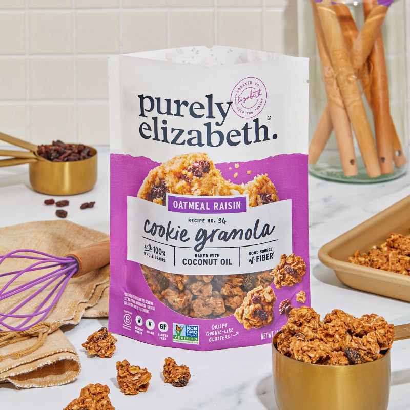slide 6 of 6, purely elizabeth. Purely Elizabeth Oatmeal Raisin Cookie Granola - 9oz, 9 oz