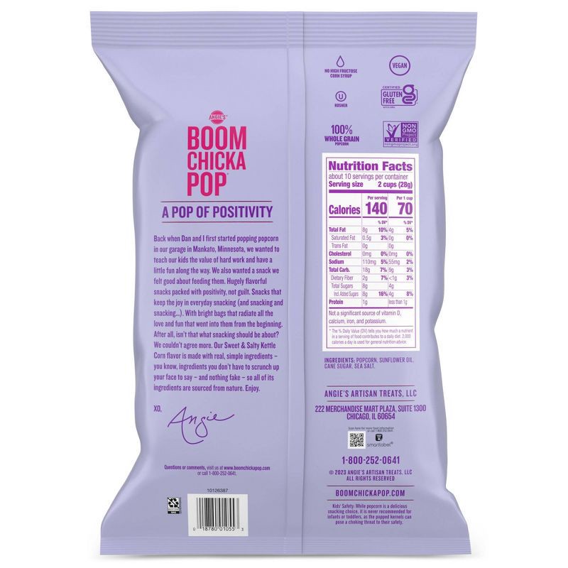 slide 7 of 8, Angie's Boom Chicka Pop Sweet & Salty Popcorn - 10oz, 10 oz