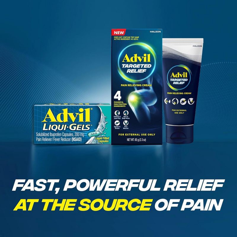 slide 12 of 14, Advil Targeted Relief Pain Relieving Cream - 2.3oz, 2.3 oz
