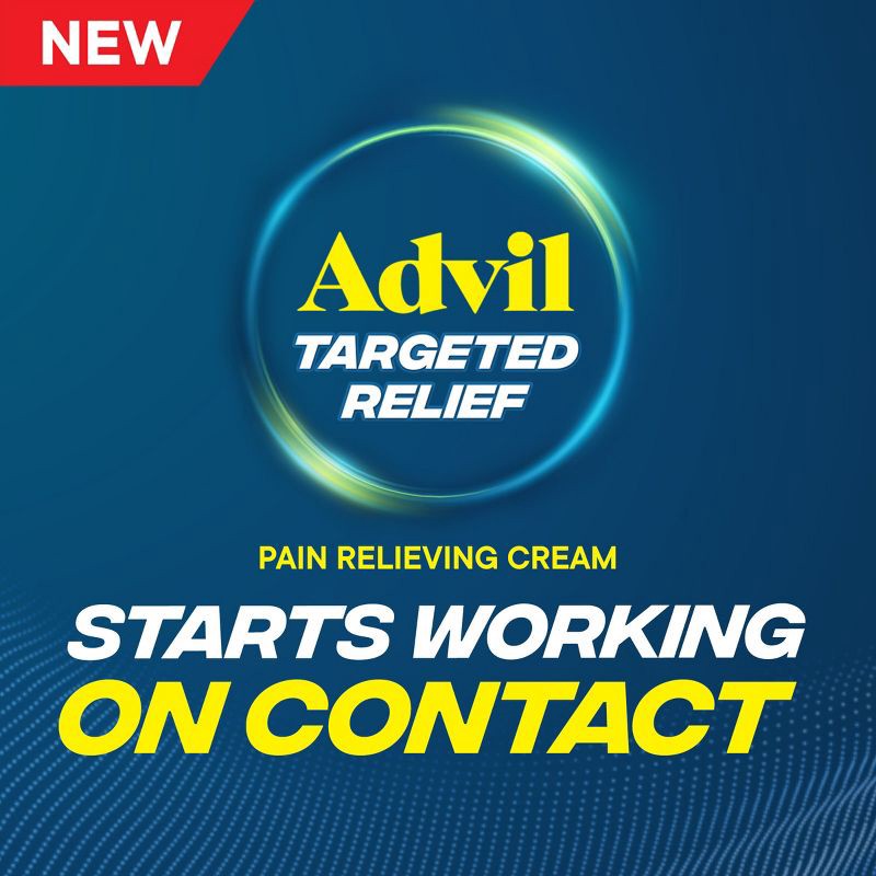 slide 4 of 14, Advil Targeted Relief Pain Relieving Cream - 2.3oz, 2.3 oz