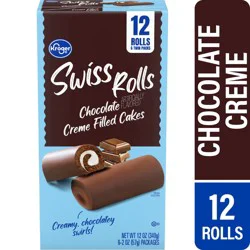 Kroger® Swiss Rolls Chocolate Creme Filled Snack Cakes